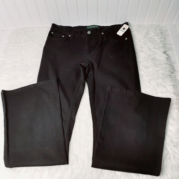 NEW Ralph Lauren LRL Lauren Jeans Co. - BLACK P3548 - Picture 2 of 12